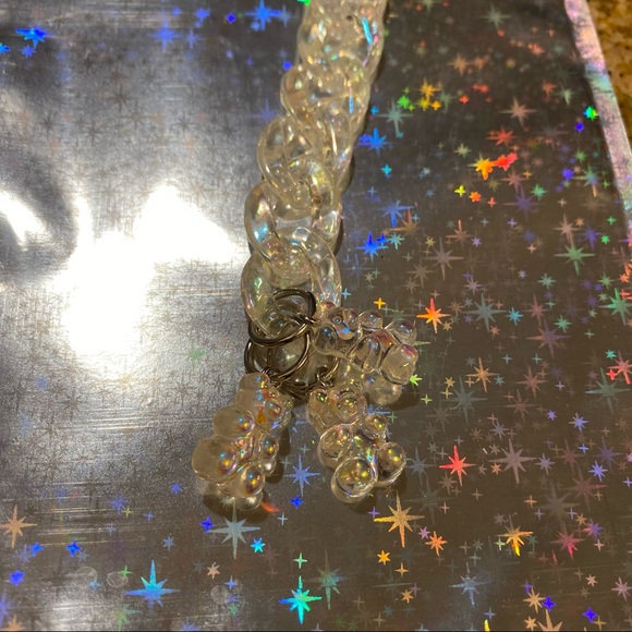 Iridescent Bear Chain Bag Charm - Picture 9 of 11